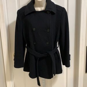 Wool Winter Pea coat size medium Petite